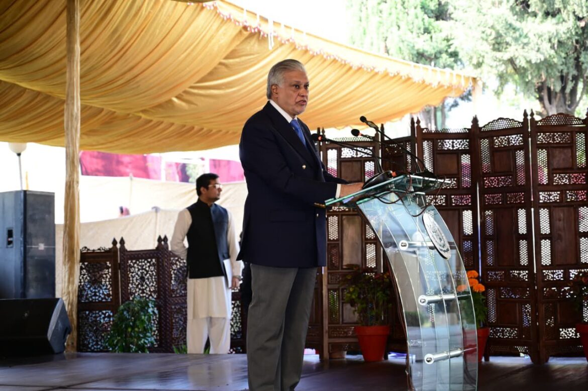 Deputy PM/FM Ishaq Dar inaugurates the PFOWA Annual Charity Bazaar at the Ministry of Foreign Affairs
