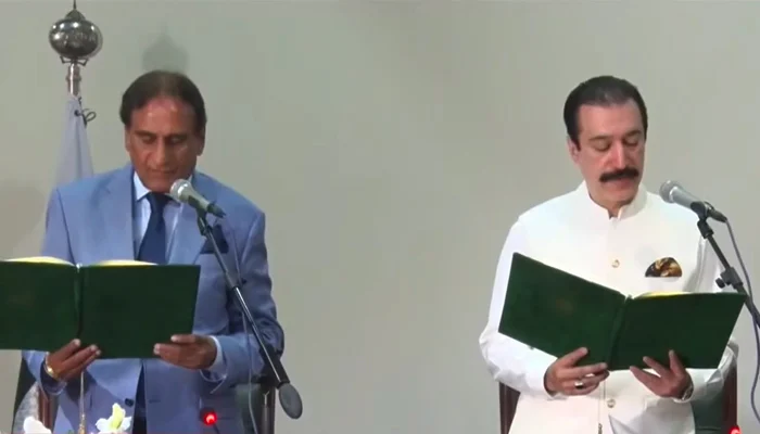 Faisal Rathore Takes Oath as 16th Prime Minister of Azad Jammu & Kashmir**